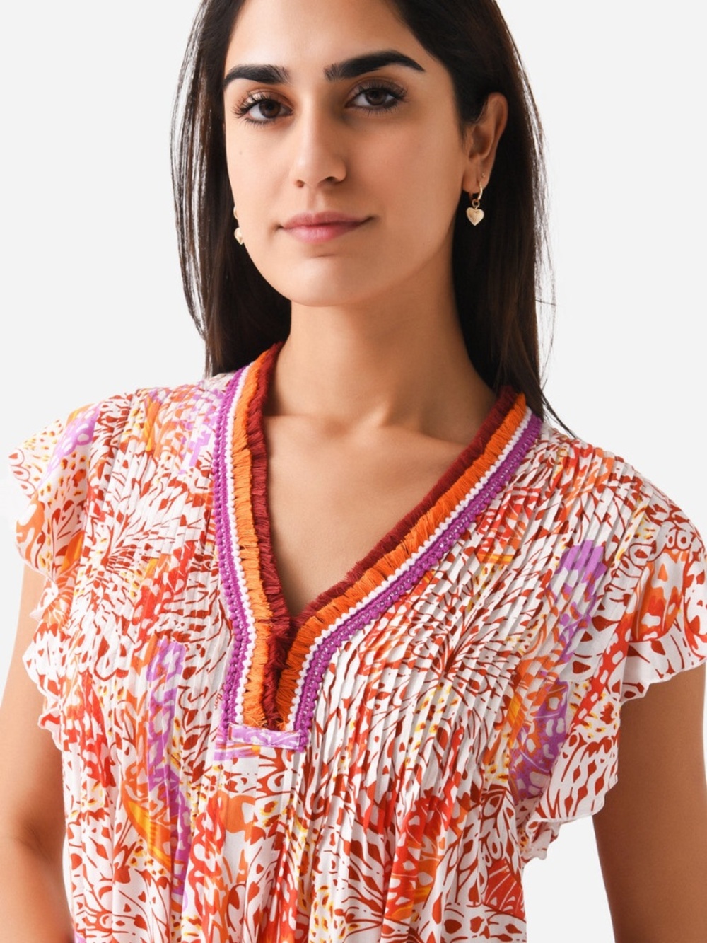 Poupette st Barth Sasha butterfly print mini dress